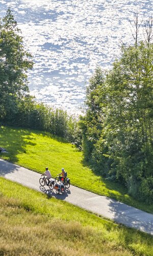 Radfahren & Radtouren am Breitenauer See - im Weinsberger Tal | Löwenstein, Breitenauer See, HeilbronnerLand, Baden-Württemberg, Deutschland | © Florian Trykowski