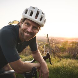 Radfahren in Malsch am Letzenberg, Rhein-Neckar, Baden Württemberg, Deutschland