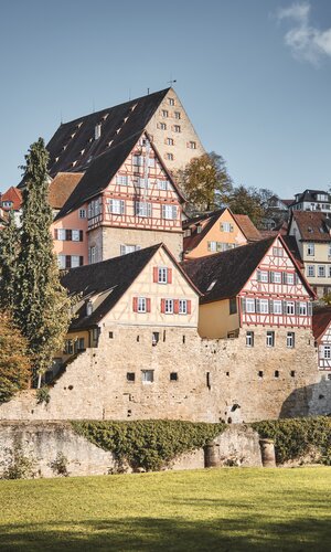 Altstadt Fachwerk, Schwäbisch-Hall, Baden Württemberg, Deutschland