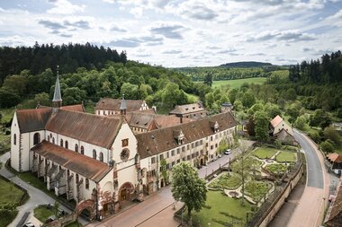 Bronnbach im Taubertal, Baden-Württemberg, Deutschland