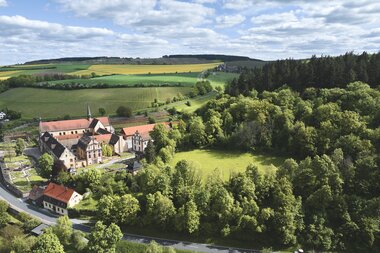 Bronnbach im Taubertal, Baden-Württemberg, Deutschland