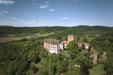 Gamburg im Taubertal, Baden-Württemberg, Deutschland