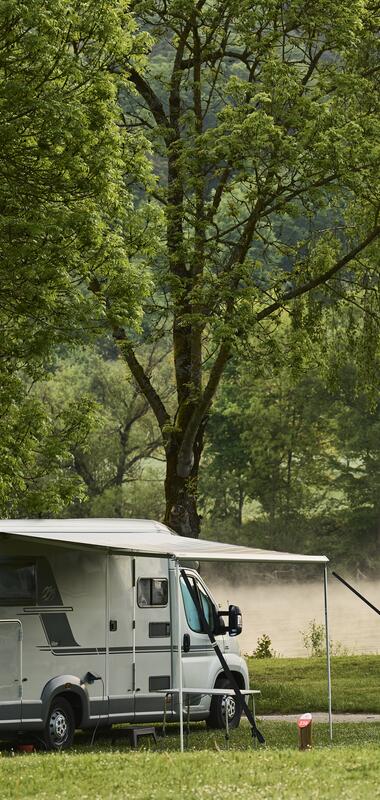 Camping AZUR in Wertheim im Taubertal, Baden-Württemberg, Deutschland