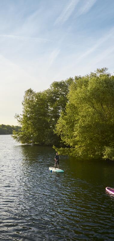 Am St. Leonersee, Rhein-Neckar, Baden-Württemberg, Deutschland