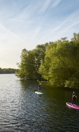 Am St. Leonersee, Rhein-Neckar, Baden-Württemberg, Deutschland