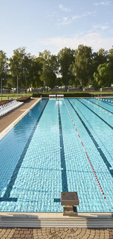 Freibad & Erlebnisbad Wertheim, Liebliches Taubertal, Baden-Württemberg, Deutschland