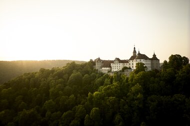 Schloss Langenburg, Hohenlohe+Schwäbisch Hall, Baden-Württemberg, Deutschland