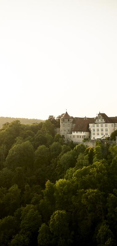 Schloss Langenburg, Hohenlohe+Schwäbisch Hall, Baden-Württemberg, Deutschland