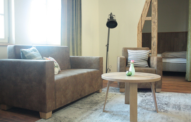 Bahnhofmann Ilshofen: Wohnzimmer | © Hohenlohe Schwäbisch Hall