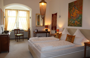 BioHotel Schloss Kirchberg: Gästezimmer | © Hohenlohe Schwäbisch Hall | BioHotel Schloss Kirchberg