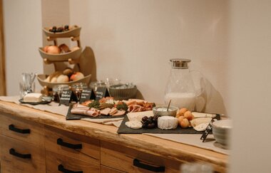 Boutique Hotel Haus Marie in Gerabronn: Frühstücksbuffett | © Hohenlohe Schwäbisch Hall