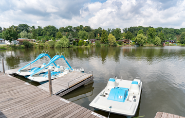 Tretboote Sperrfechter Freizeitpark - Camping am Hirschfeldsee | HeilbronnerLand | © Sperrfechter Freizeitpark