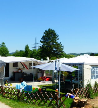 Camping Wiesensee in Hemsbach