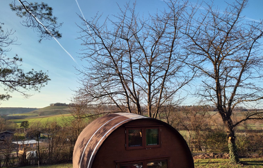 Aussicht Schlaffass Campingplatz Oberes Leintal | Schwaigern | HeilbronnerLand | © Campingplatz Oberes Leintal