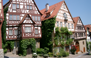 Fachwerkhäuser in der Klostergasse | © Stadt Bad Wimpfen