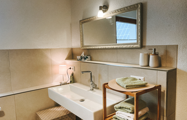 Dorfplatz Loft in Schrozberg: Badezimmer | © Hohenlohe Schwäbisch Hall