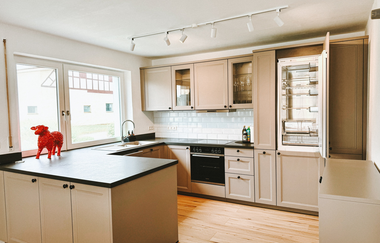 Dorfplatz Suite in Schrozberg: Küche | © Hohenlohe Schwäbisch Hall