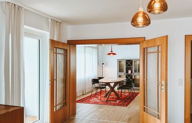 Dorfplatz Suite in Schrozberg: Esszimmer | © Hohenlohe Schwäbisch Hall