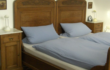 Gliemenhof in Schwäbisch Hall: Ferienwohnung Schlafzimmer | © Hohenlohe Schwäbisch Hall