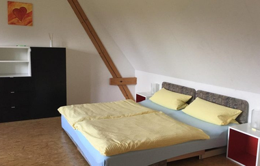 Gliemenhof in Schwäbisch Hall: Apartment Schlafzimmer | © Hohenlohe Schwäbisch Hall
