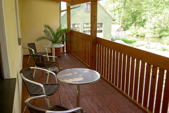 Ferienhaus an der Bühler in Obersontheim: Balkon | © Hohenlohe Schwäbisch Hall