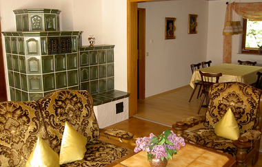 Ferienhaus an der Bühler in Obersontheim: Wohnzimmer | © Hohenlohe Schwäbisch Hall