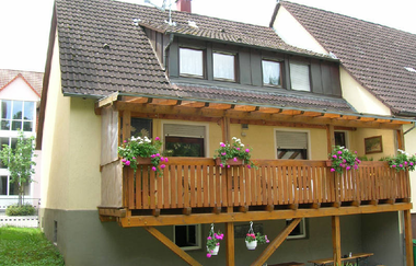 Ferienhaus an der Bühler in Obersontheim: Außenansicht | © Hohenlohe Schwäbisch Hall