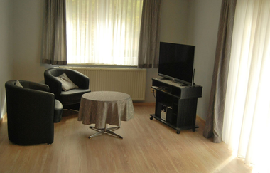 Ferienhaus Frieda in Kirchberg: Sitzgruppe im Balkonzimmer | © Hohenlohe Schwäbisch Hall