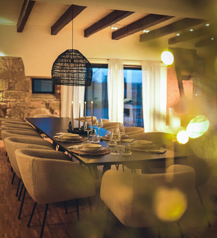 Ferienhaus Gersmühle bei Satteldorf: Esszimmer | © Hohenlohe + Schwäbisch Hall Tourismus e. V.