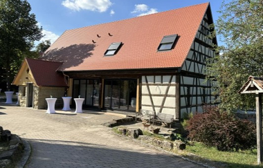 Ferienhaus Gersmühle bei Satteldorf: Außenansicht | © Ferienhaus Gersmühle | Hohenlohe + Schwäbisch Hall Tourismus e. V.