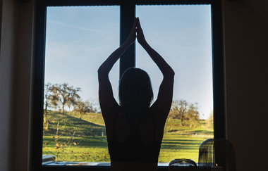 Ferienhaus Gersmühle bei Satteldorf: Yoga | © Hohenlohe + Schwäbisch Hall Tourismus e. V.