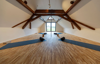 Ferienhaus Gersmühle bei Satteldorf: Yogaraum | © Hohenlohe + Schwäbisch Hall Tourismus e. V.