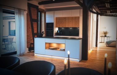 Ferienhaus Gersmühle bei Satteldorf: Küche | © Hohenlohe + Schwäbisch Hall Tourismus e. V.