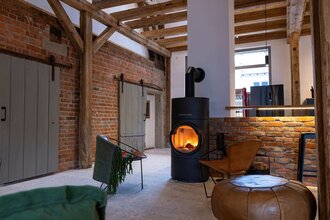 Ferienhaus Guck in den Stall bei Rot am See: Wohnbereich | © Hohenlohe + Schwäbisch Hall Tourismus e. V.