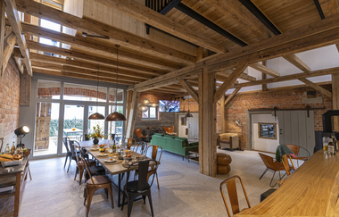 Ferienhaus Guck in den Stall bei Rot am See: Wohnbereich | © Hohenlohe Schwäbisch Hall