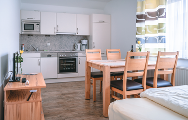 Ferienhof Laurentius - Küche Ferienwohnung Kerner | © Marvin Binnig