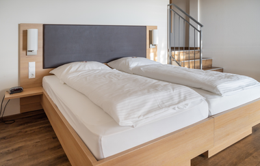 Ferienhof Laurentius - Schlafzimmer mit Doppelbett | © Marvin Binnig