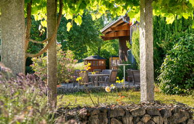 Ferienhof Laurentius - Gartenlaube mit Terasse | © Marvin Binnig