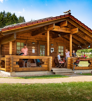 Blockhaus Ferienhof Pfeiffer | © TG Odenwald_Barbara Wagner