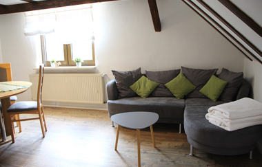 Wohn-/Esszimmmer Ferienhof Zeitler | © Thorsten Zeitler