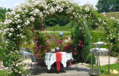 Ferienidyll Aumühle in Rot am See: Garten | © Hohenlohe Schwäbisch Hall