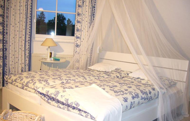 Ferienidyll Aumühle in Rot am See: Schlafzimmer in der Ferienwohnung Muswiese | © Hohenlohe Schwäbisch Hall