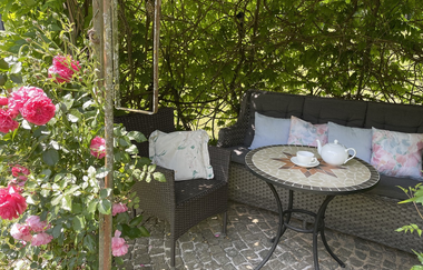 Ferienidyll Aumühle in Rot am See: Pavillon | © Hohenlohe Schwäbisch Hall