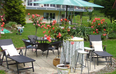 Ferienidyll Aumühle in Rot am See: Garten | © Hohenlohe Schwäbisch Hall