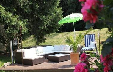 Ferienidyll Aumühle in Rot am See:  Lounge-Bereich | © Hohenlohe Schwäbisch Hall