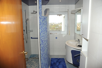 Badezimmer Ferienwohnung | © Zickwolf