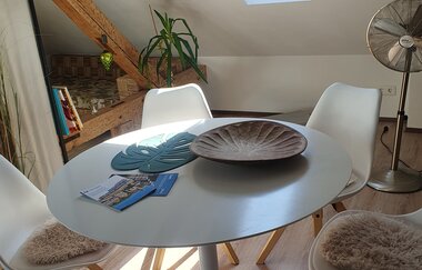 Ferienwohnung Alte Villa in Schwäbisch Hall: Esstisch | © Hohenlohe Schwäbisch Hall