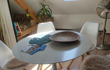 Ferienwohnung Alte Villa in Schwäbisch Hall: Esstisch | © Hohenlohe Schwäbisch Hall