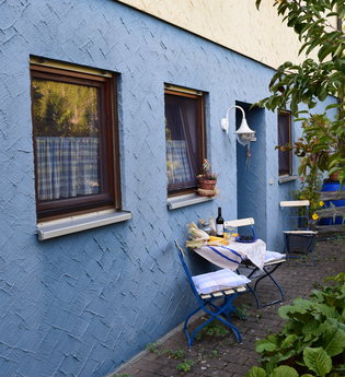 Außenansicht, blaue Wände | © Neckar-Zaber-Tourismus e.V.