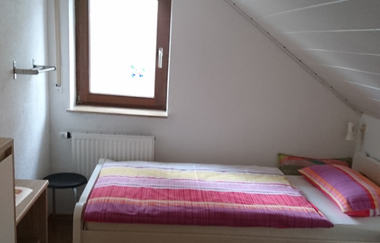 Ferienwohnung Familie Burkert in Kirchberg: Schlafzimmer | © Hohenlohe Schwäbisch Hall